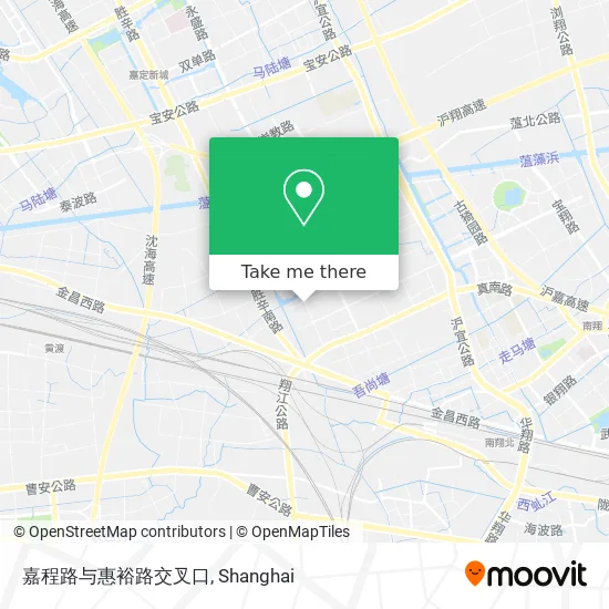 嘉程路与惠裕路交叉口 map