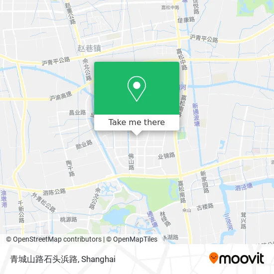 青城山路石头浜路 map