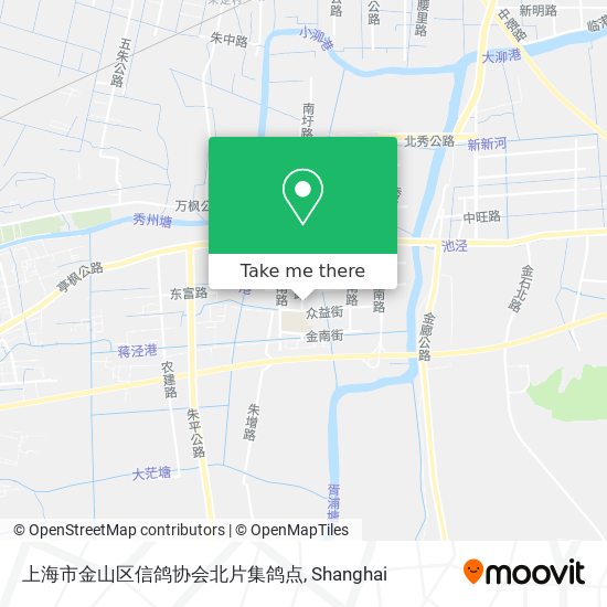 上海市金山区信鸽协会北片集鸽点 map