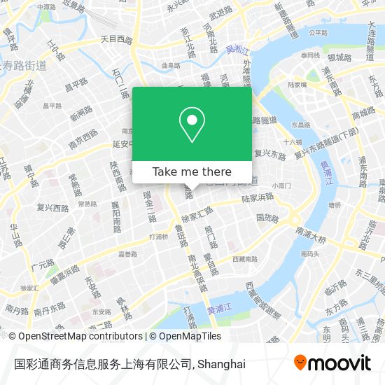 国彩通商务信息服务上海有限公司 map