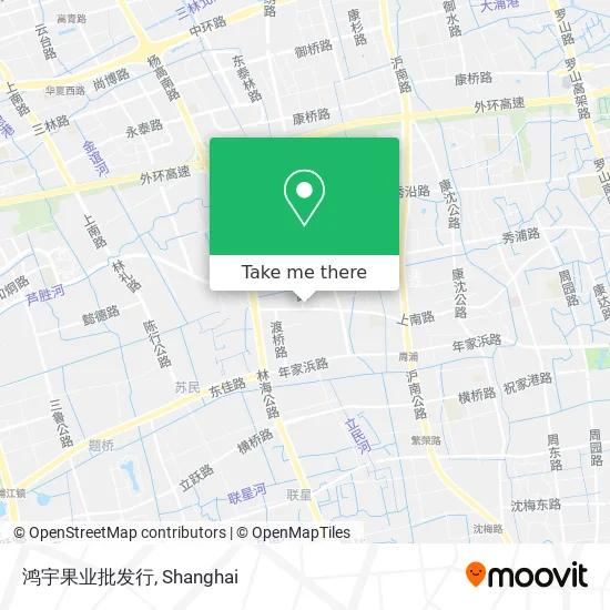鸿宇果业批发行 map