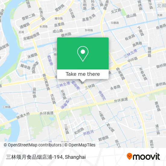 三林颂月食品烟店浦-194 map