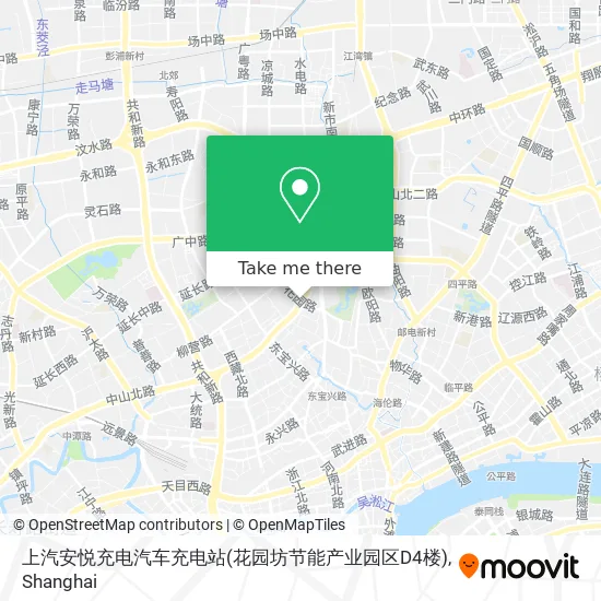上汽安悦充电汽车充电站(花园坊节能产业园区D4楼) map