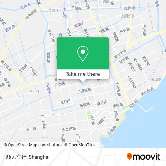 顺风车行 map