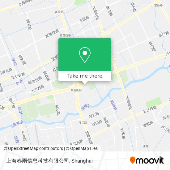 上海春雨信息科技有限公司 map