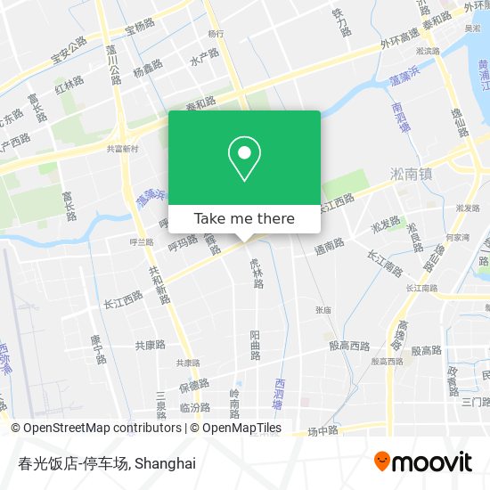 春光饭店-停车场 map