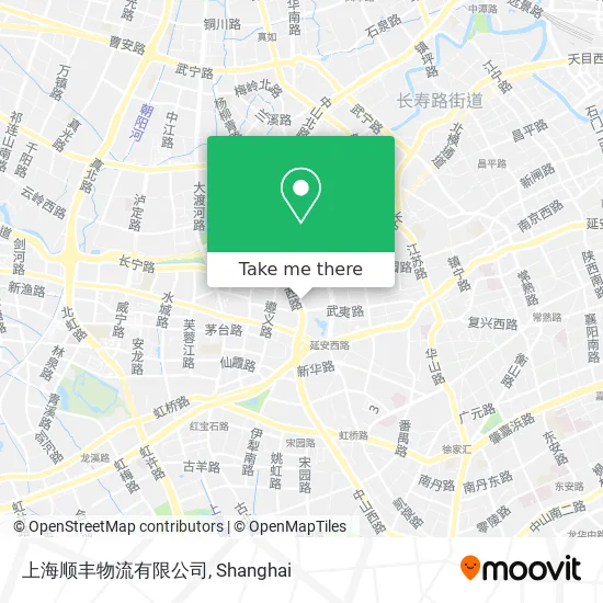 上海顺丰物流有限公司 map