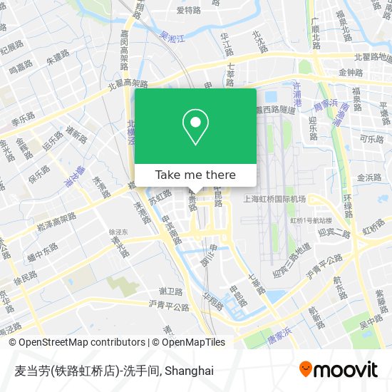 麦当劳(铁路虹桥店)-洗手间 map