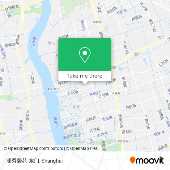 浦秀馨苑-东门 map