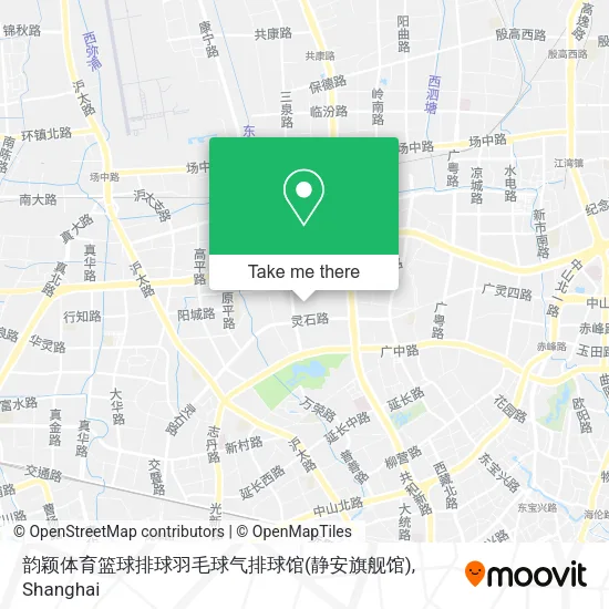 韵颖体育篮球排球羽毛球气排球馆(静安旗舰馆) map
