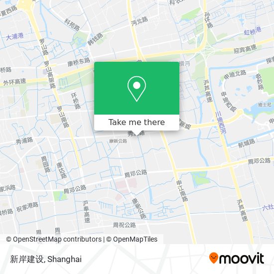 新岸建设 map