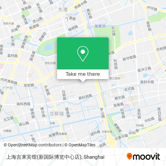 上海吉来宾馆(新国际博览中心店) map