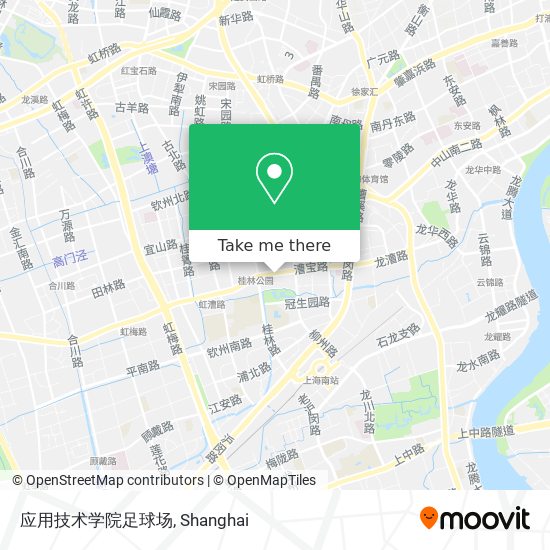 应用技术学院足球场 map