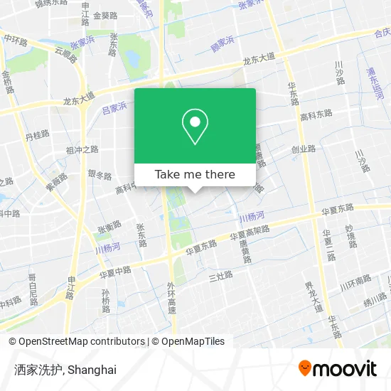 洒家洗护 map