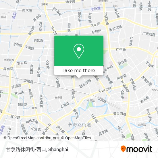 甘泉路休闲街-西口 map