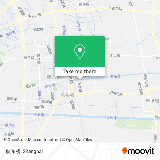 航东桥 map