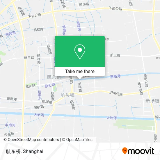 航东桥 map