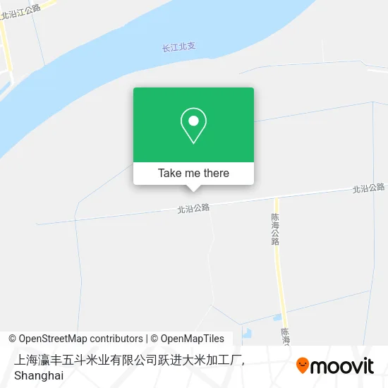 上海瀛丰五斗米业有限公司跃进大米加工厂 map