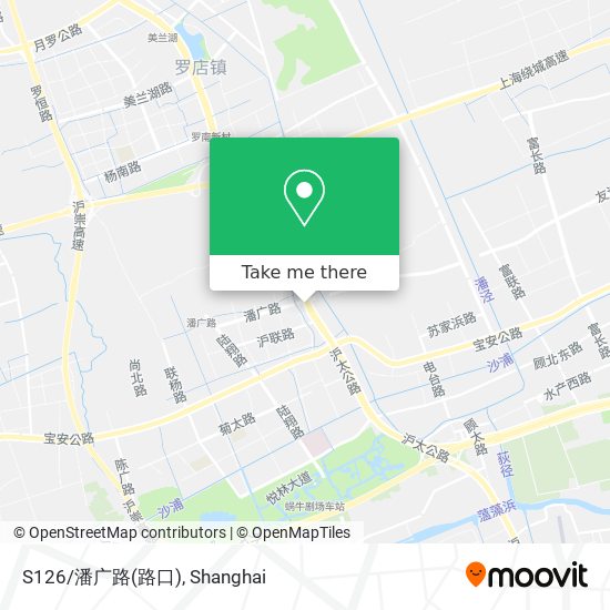 S126/潘广路(路口) map