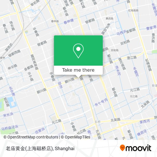 老庙黄金(上海颛桥店) map