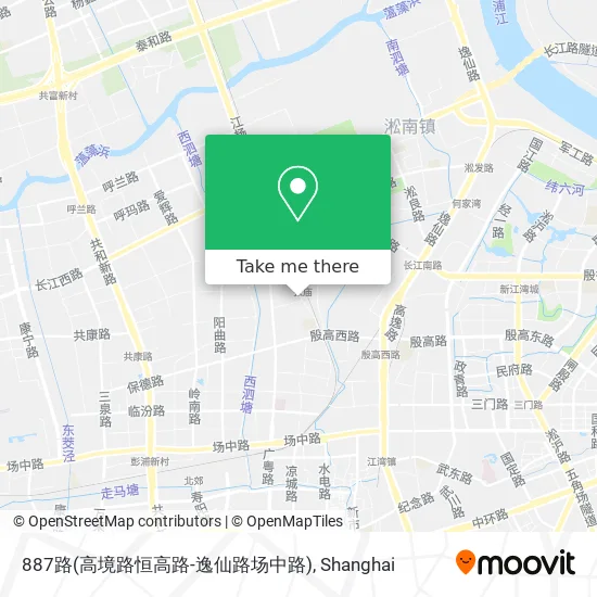 887路(高境路恒高路-逸仙路场中路) map