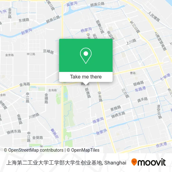 上海第二工业大学工学部大学生创业基地 map