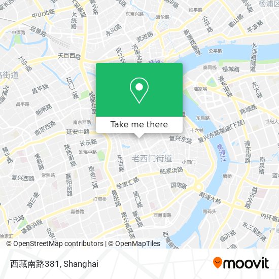 西藏南路381 map