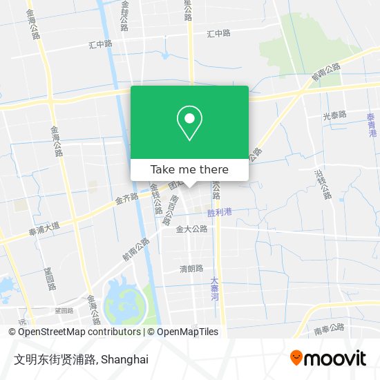 文明东街贤浦路 map