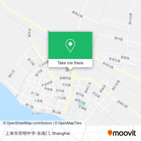 上海市崇明中学-东南门 map