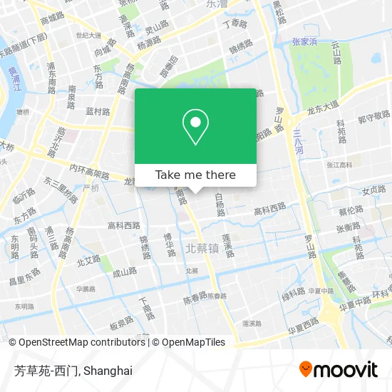 芳草苑-西门 map