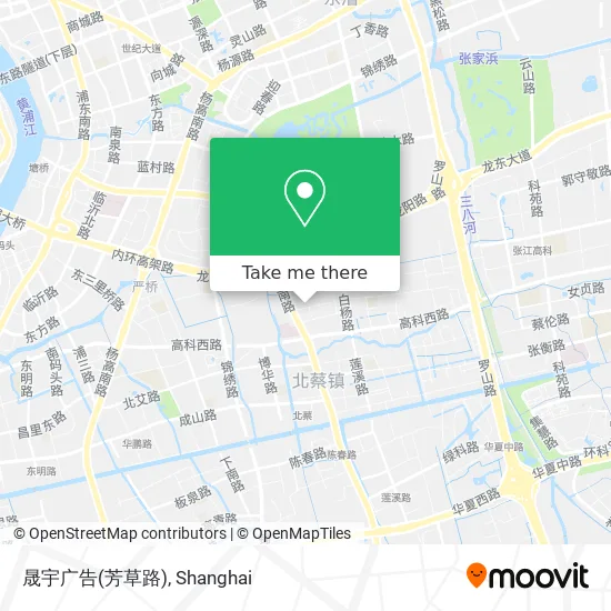 晟宇广告(芳草路) map