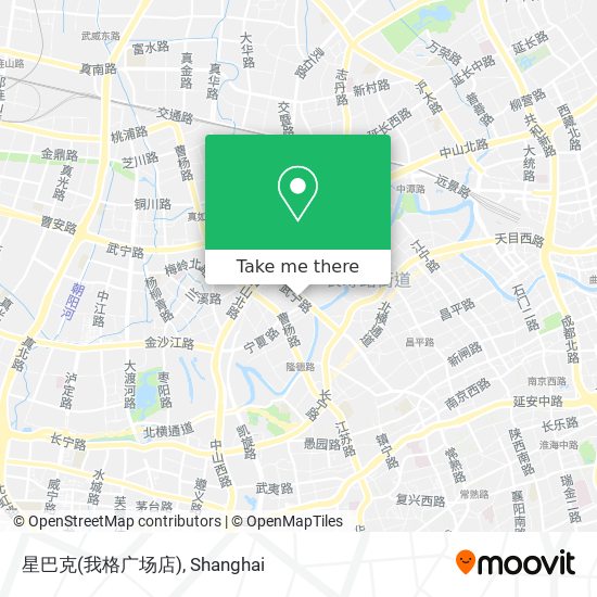 星巴克(我格广场店) map