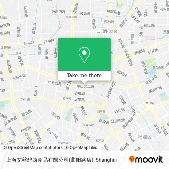 上海艾丝碧西食品有限公司(曲阳路店) map