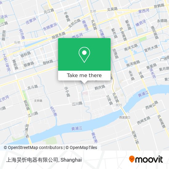 上海昊忻电器有限公司 map