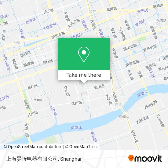 上海昊忻电器有限公司 map