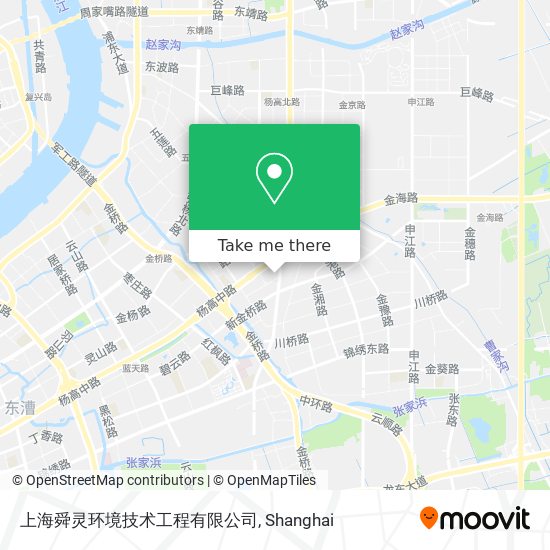 上海舜灵环境技术工程有限公司 map