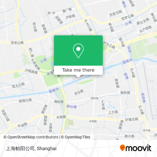 上海帕阳公司 map