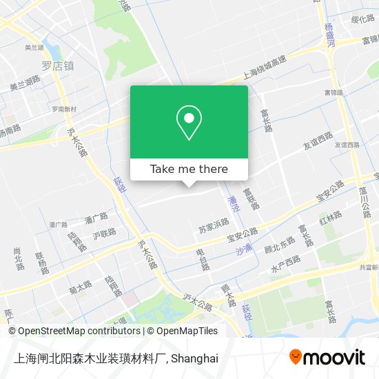 上海闸北阳森木业装璜材料厂 map