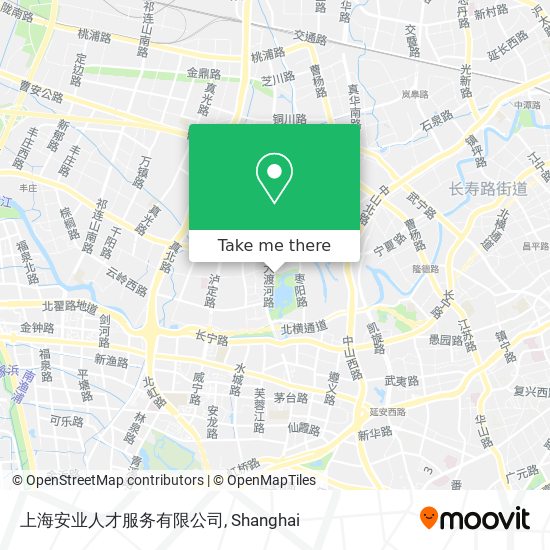 上海安业人才服务有限公司 map