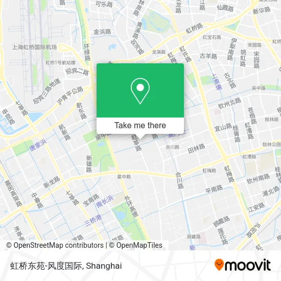 虹桥东苑-风度国际 map