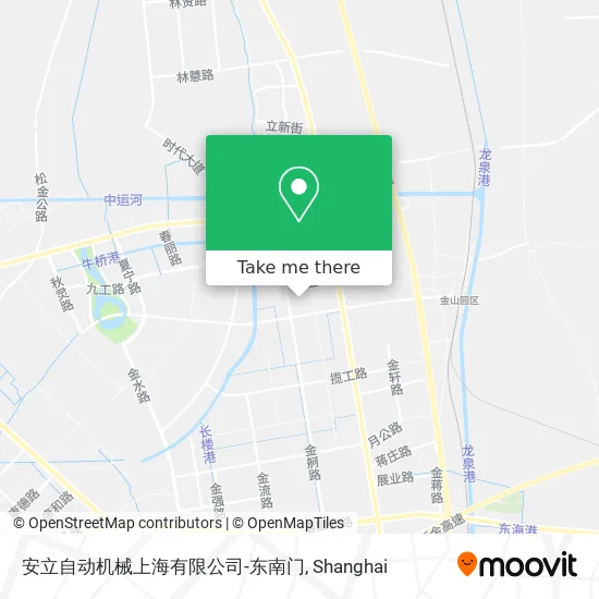 安立自动机械上海有限公司-东南门 map