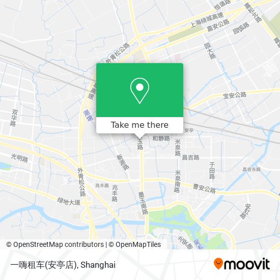 一嗨租车(安亭店) map