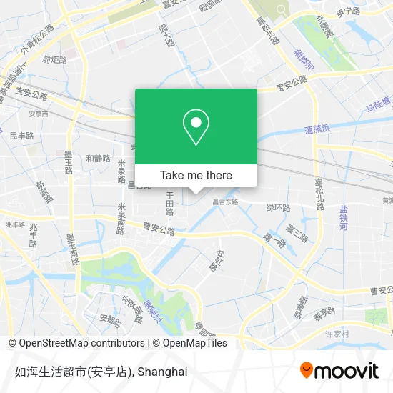如海生活超市(安亭店) map