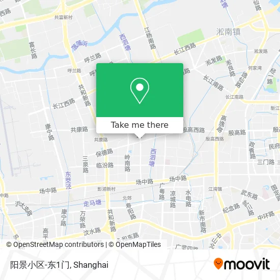 阳景小区-东1门 map