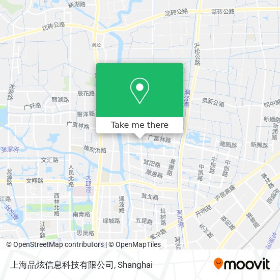 上海品炫信息科技有限公司 map