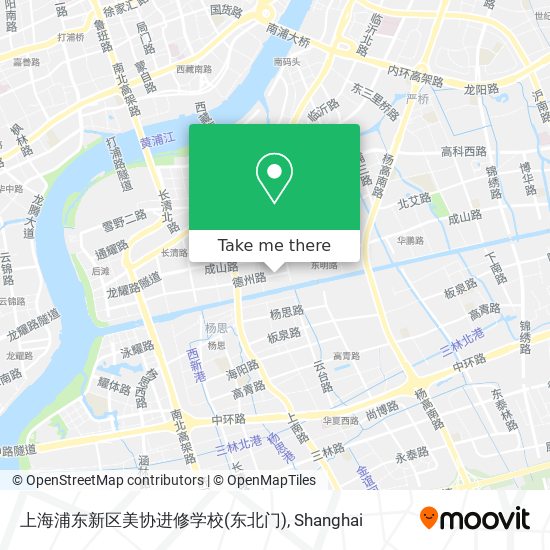 上海浦东新区美协进修学校(东北门) map