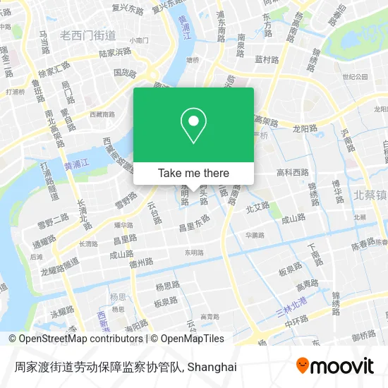 周家渡街道劳动保障监察协管队 map