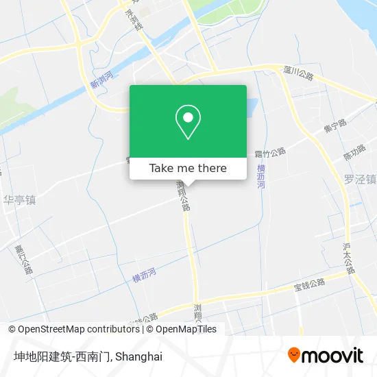 坤地阳建筑-西南门 map