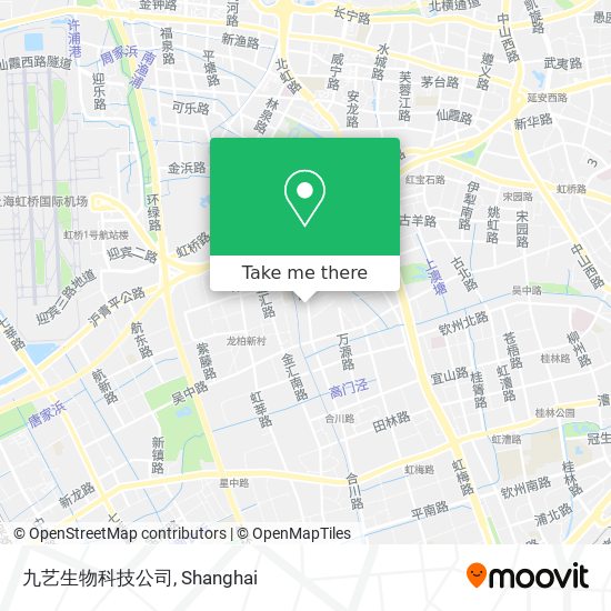 九艺生物科技公司 map
