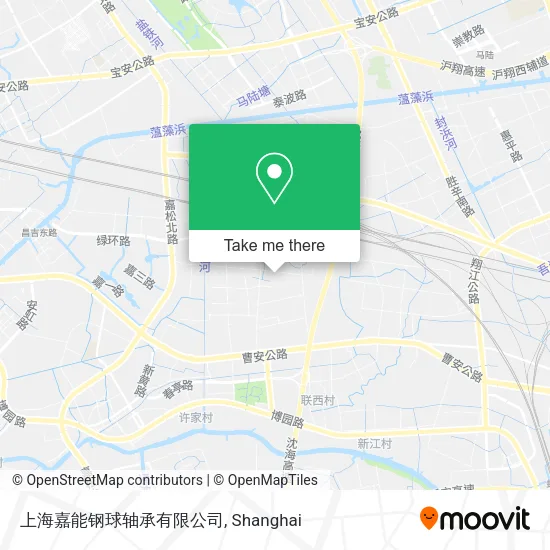 上海嘉能钢球轴承有限公司 map